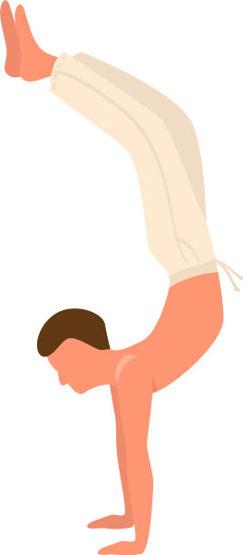 穿着白裤子的现代年轻人图片下载