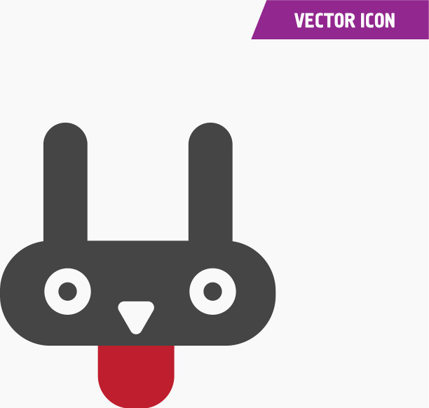 猫头鹰脸动画卡通插头图标图片下载