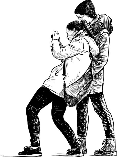 年轻的游客图片下载