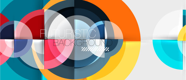 圆形几何设计模板图片下载