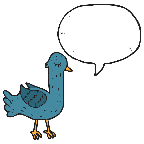 数字绘制的鸽子字符和语言图片下载