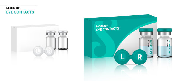 模拟真实透明的隐形眼镜图片下载