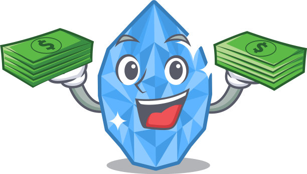 用钱袋里的海蓝宝石把宝石隔离了出来图片下载