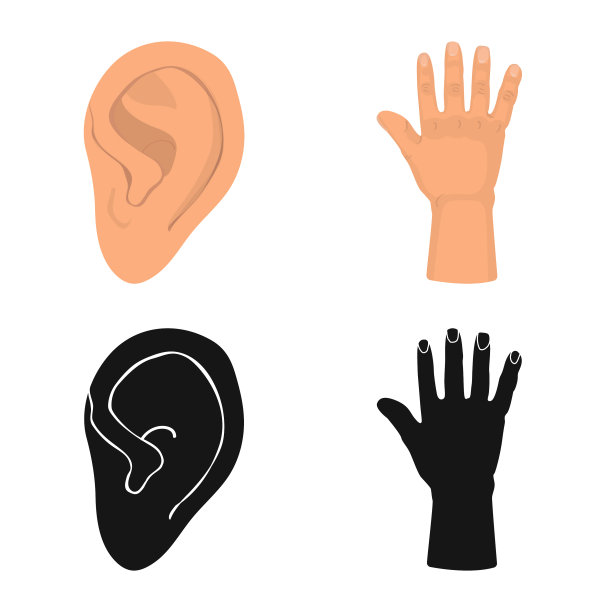 的身体和部分图标集图片下载