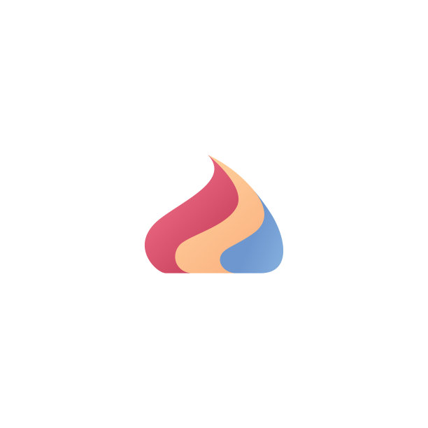 蛋糕Logo图标的彩色奶油滴图片下载