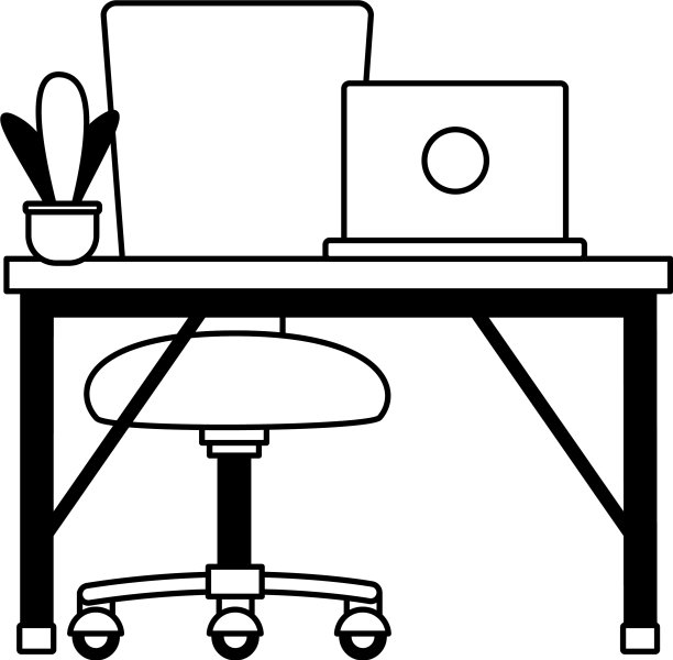 办公桌椅工作场所图片下载