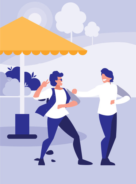 年轻的舞者在公园里跳舞图片下载