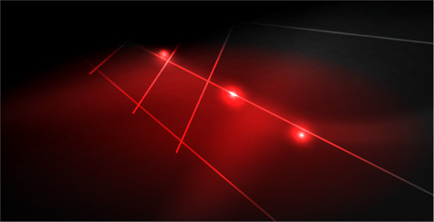 霓虹灯抽象线条图片下载