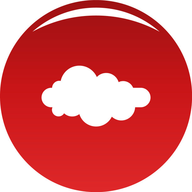 形成云图标红色图片下载
