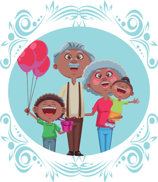 祖父母和孙子图片下载