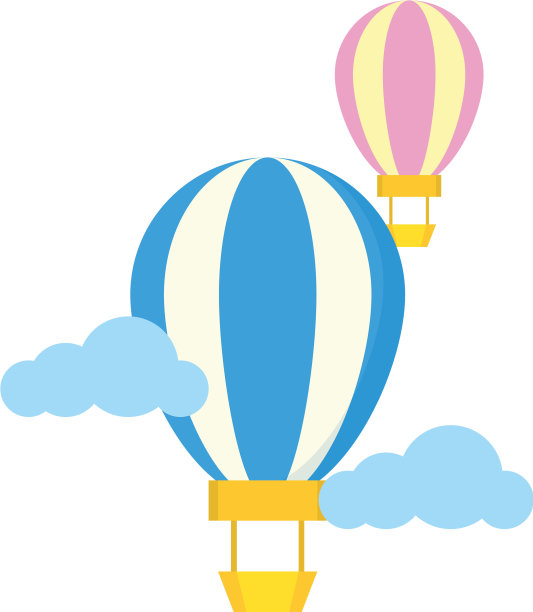热气球的天空图片下载