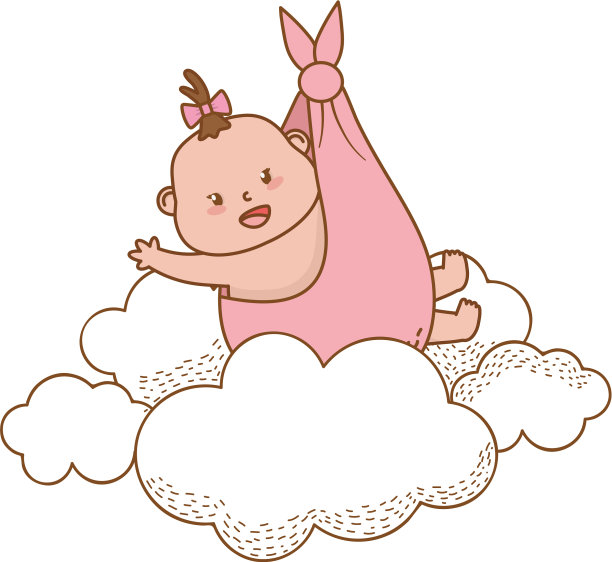 bashower卡通卡片图片下载