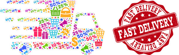 快速交付拼贴马赛克和纹理密封图片下载