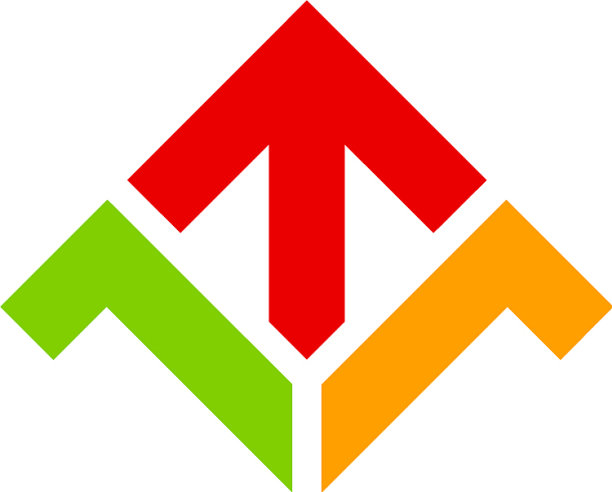 彩色箭头标志图片下载