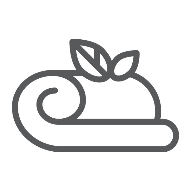 毛巾线图标酒店和温泉浴巾标志图片下载