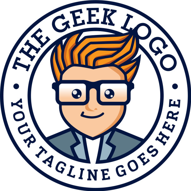 极客logo设计模板图片下载
