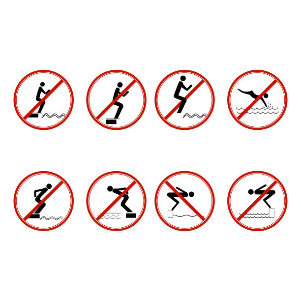 请勿跳跃，设置危险潜水标志，开启危险图片下载