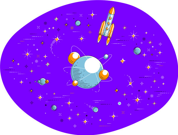 奇妙的行星在未知的星系中图片下载