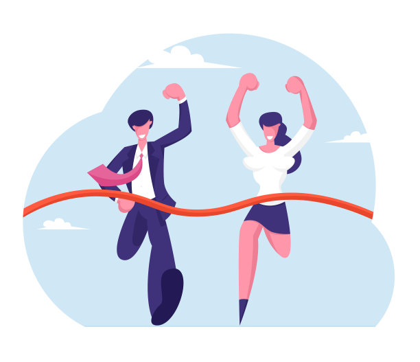 具有领导能力和团队合作理念的商务人士图片下载