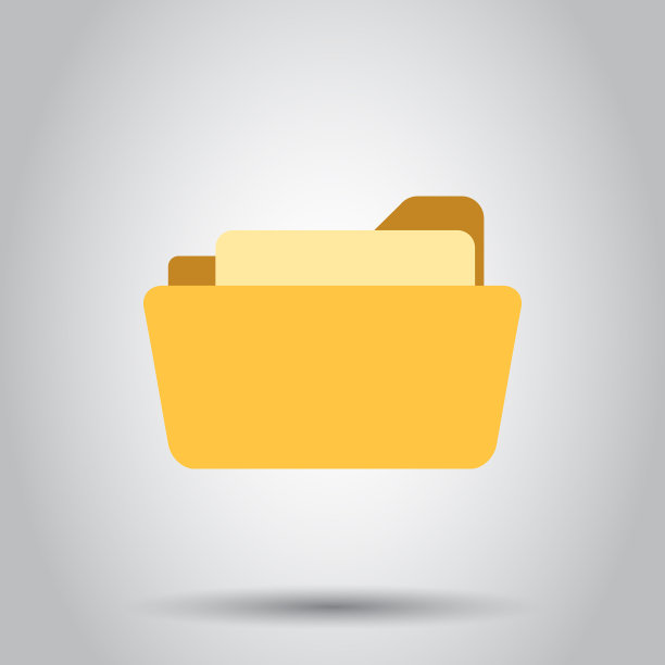 文件文件夹图标在平面风格的文档归档图片下载