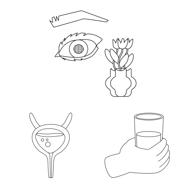 孤立对象糖尿病与糖尿病体征设置图片下载