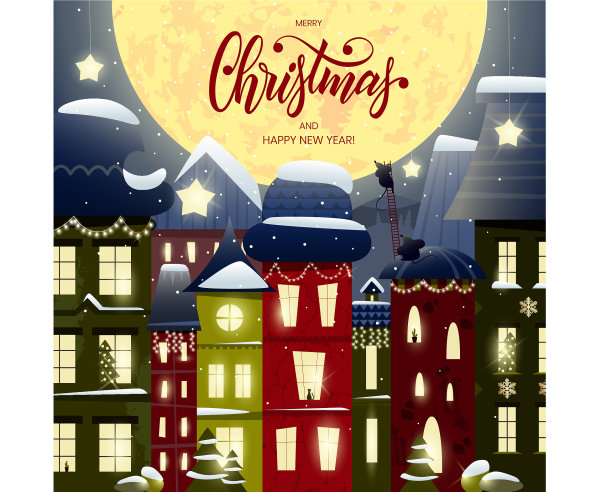 圣诞快乐，恭贺新禧图片下载