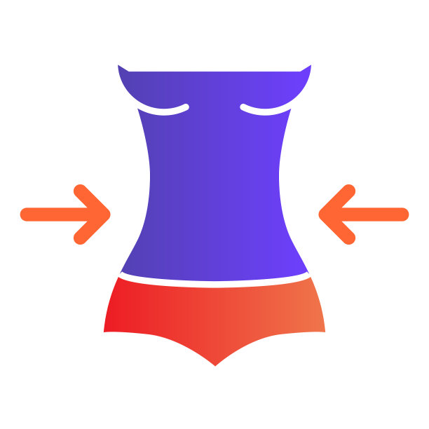 减肥平面图标健身颜色图标中图片下载