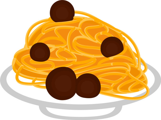 肉丸意大利面图片下载