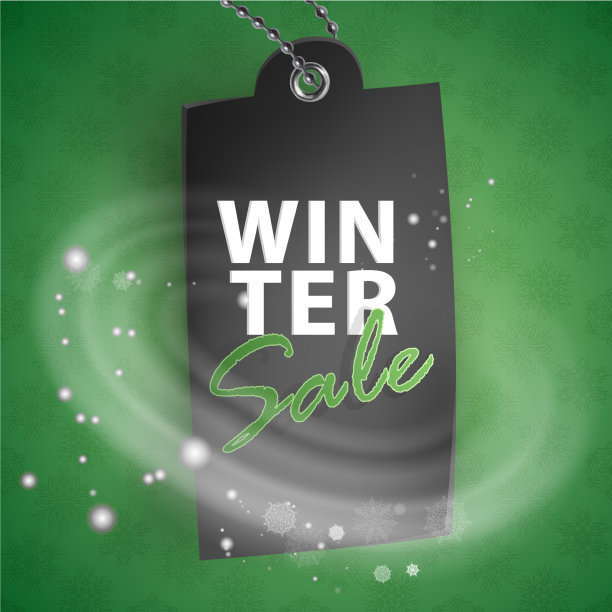 圣诞特价标签黑色新年贺卡图片下载