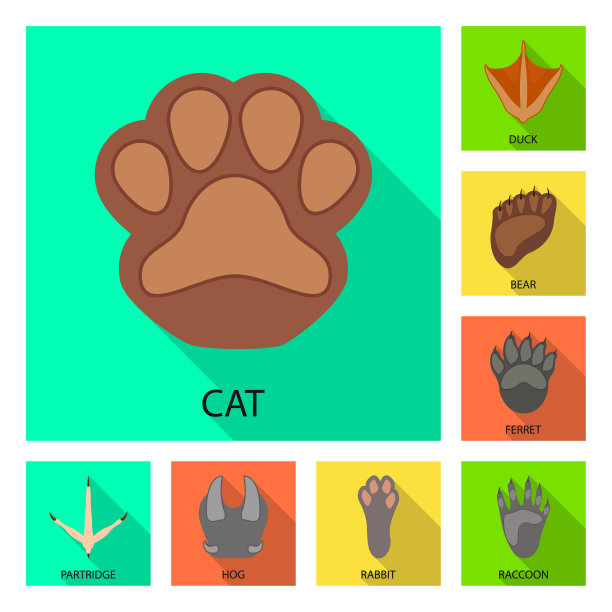 设计步幅和步幅标志图片下载
