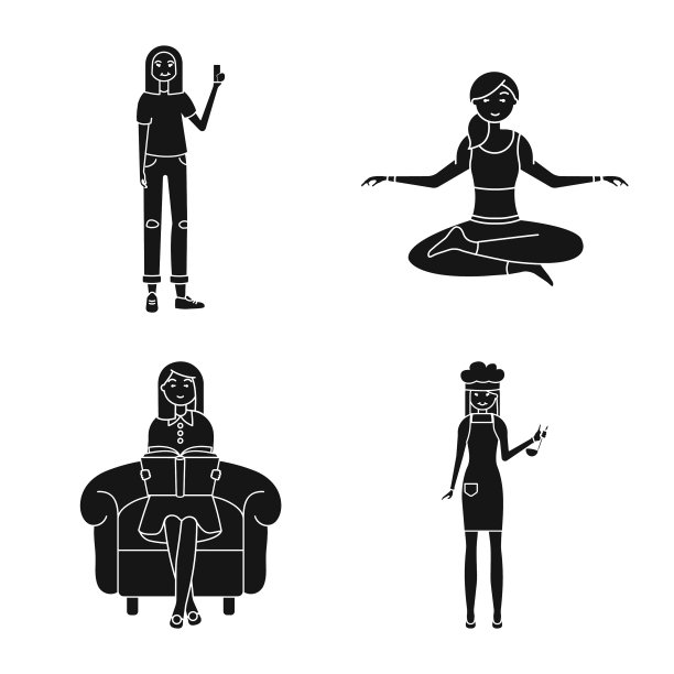 设计情感与女性符号的组合图片下载