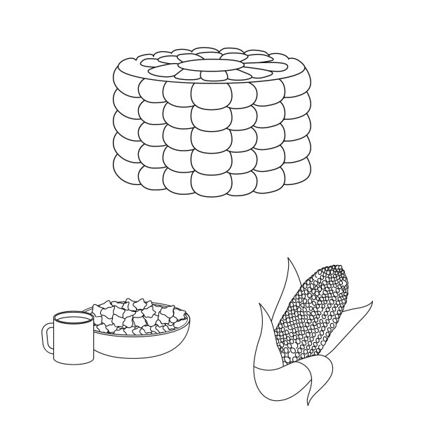 设计农场和作物标志收集图片下载