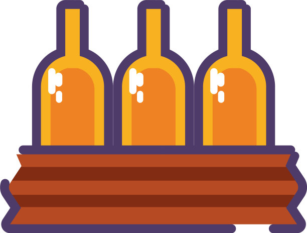 白色背景的瓶装啤酒图片下载