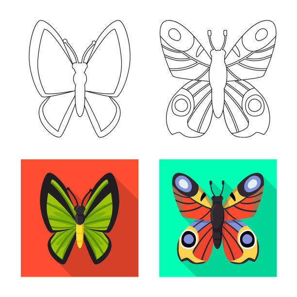 设计一套具有异国情调和植物的图标图片下载