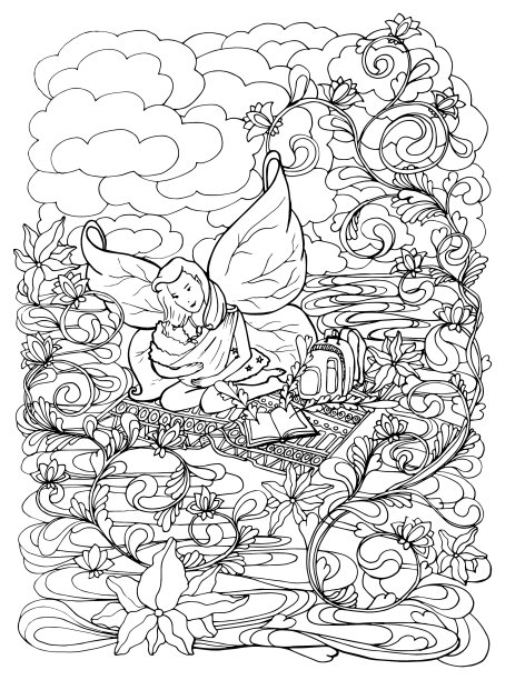 成人涂色书页用母亲的乳房图片下载