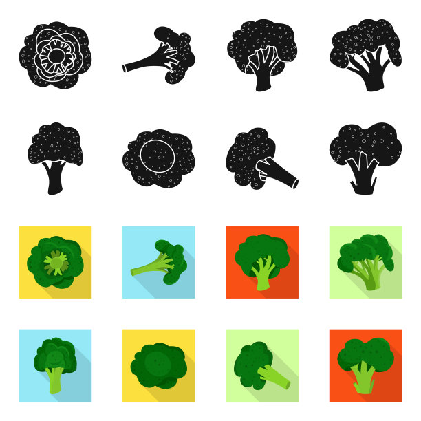 孤立对象饮食和饮食图标集图片下载