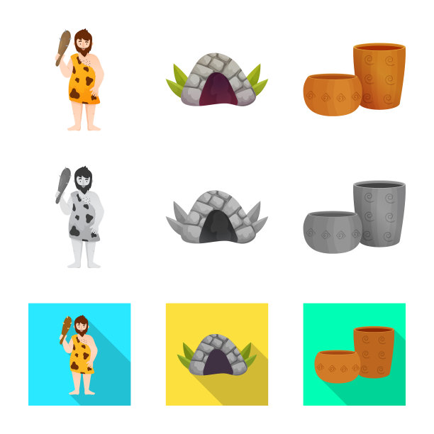 进化和新石器时代图片下载