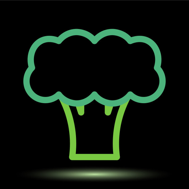 西兰花氖图标图片下载