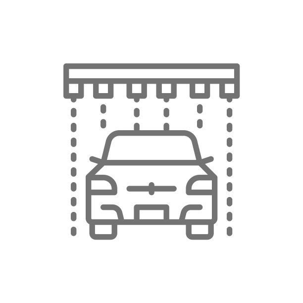 肥皂雨在门户洗车线图标图片下载