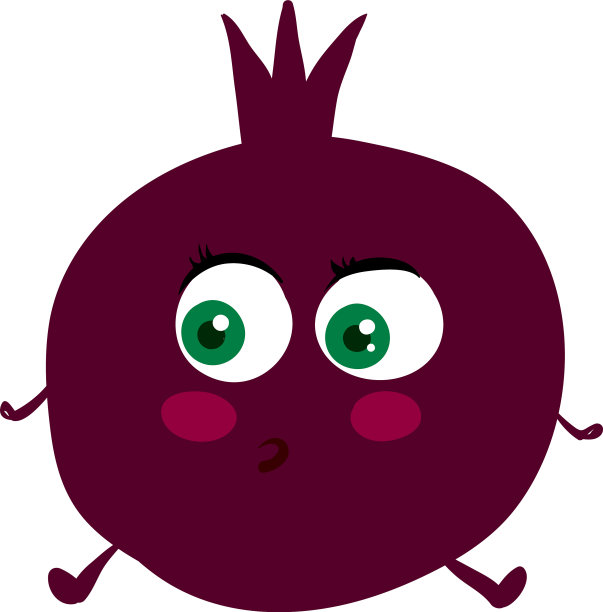 白色背景上的石榴图片下载