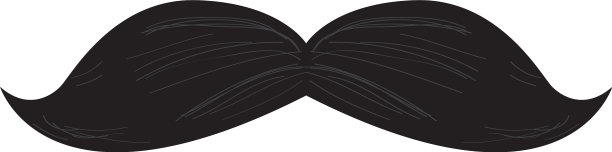 孤立的详细的胡子图片下载