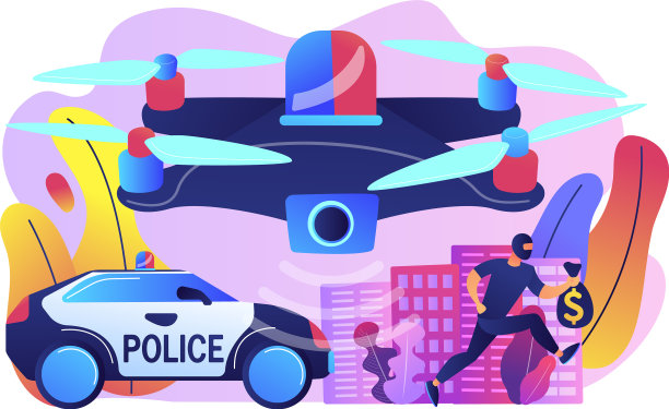 执法无人机概念图片下载