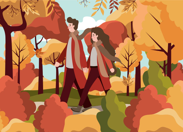 家庭和秋季设计图片下载