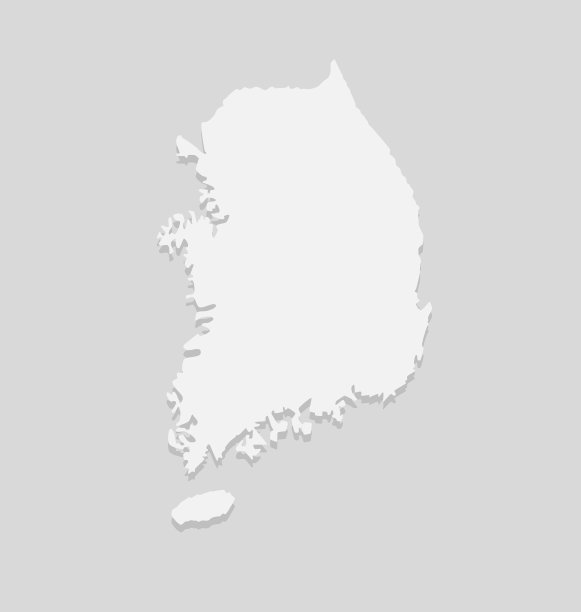 韩国国家地图背景模板图片下载