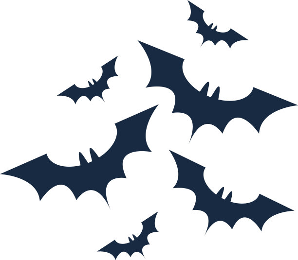 万圣节蝙蝠飞行动物图标图片下载