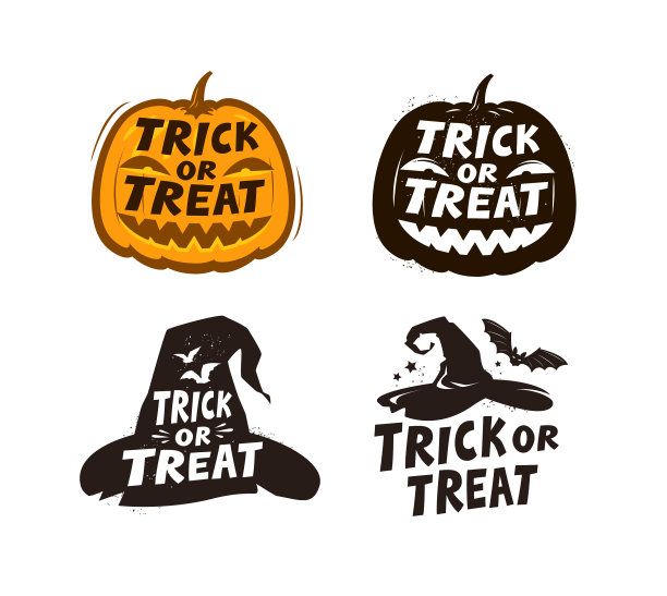 万圣节设置标签不给糖就捣蛋图片下载