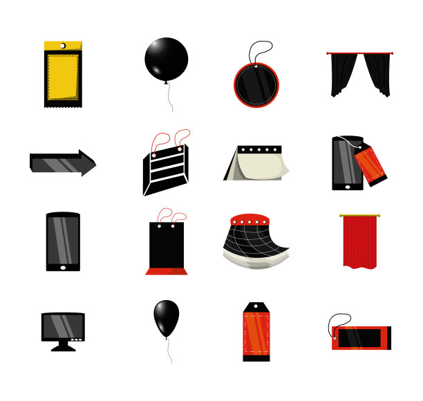 捆绑电子商务图标图片下载