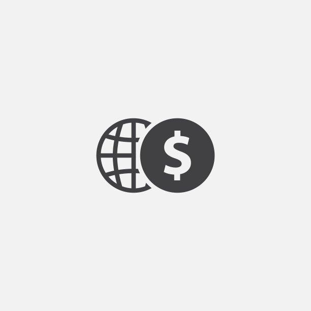 世界经济基础图标简约标志图片下载