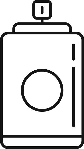 除臭剂图标轮廓风格图片下载