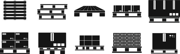 托盘托盘图标设置简单的风格图片下载
